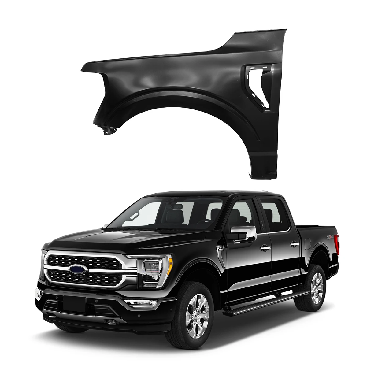 

Front Fender(Left-Hand) Aluminum For 2021-2023 Ford F150 OE:ML3Z16006A JUNCHENG Auto Body Parts