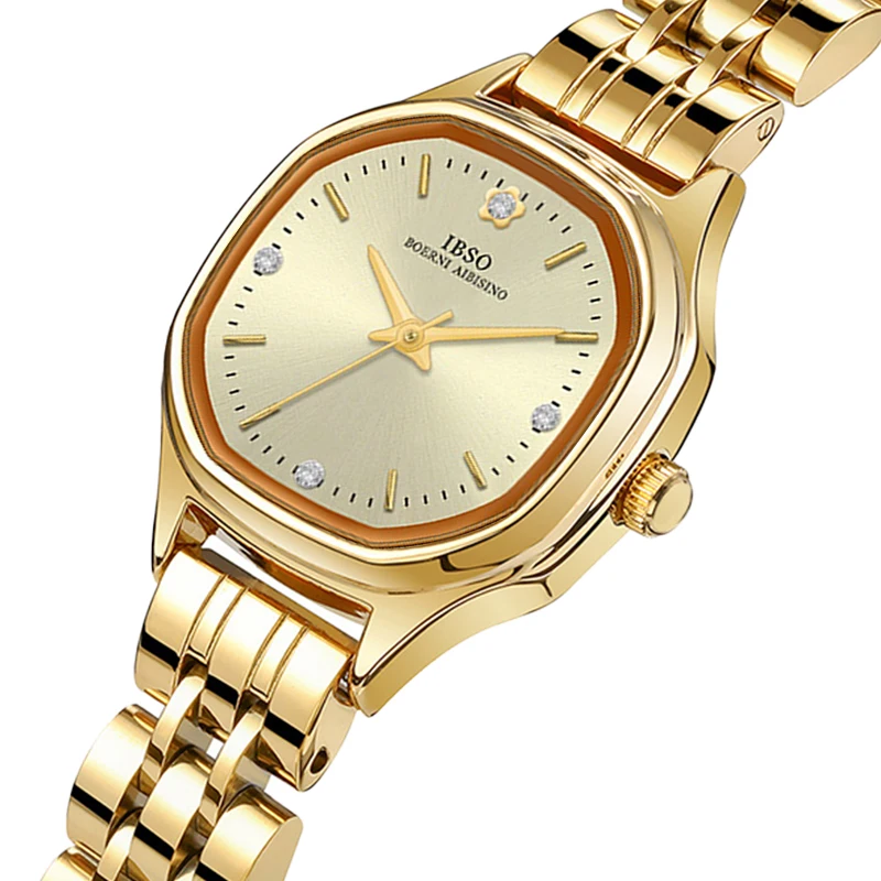 LuxuryGoldWatchesWomenSmallDialSteelWaterproofQuartzFemale