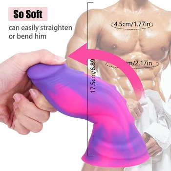 Silicone Huge Dildo Soft Big Dildos Strong Suction Cup Penis Large Butt Plug Dragon Dildo Anal Sex Toys For Womans Masturbador 3