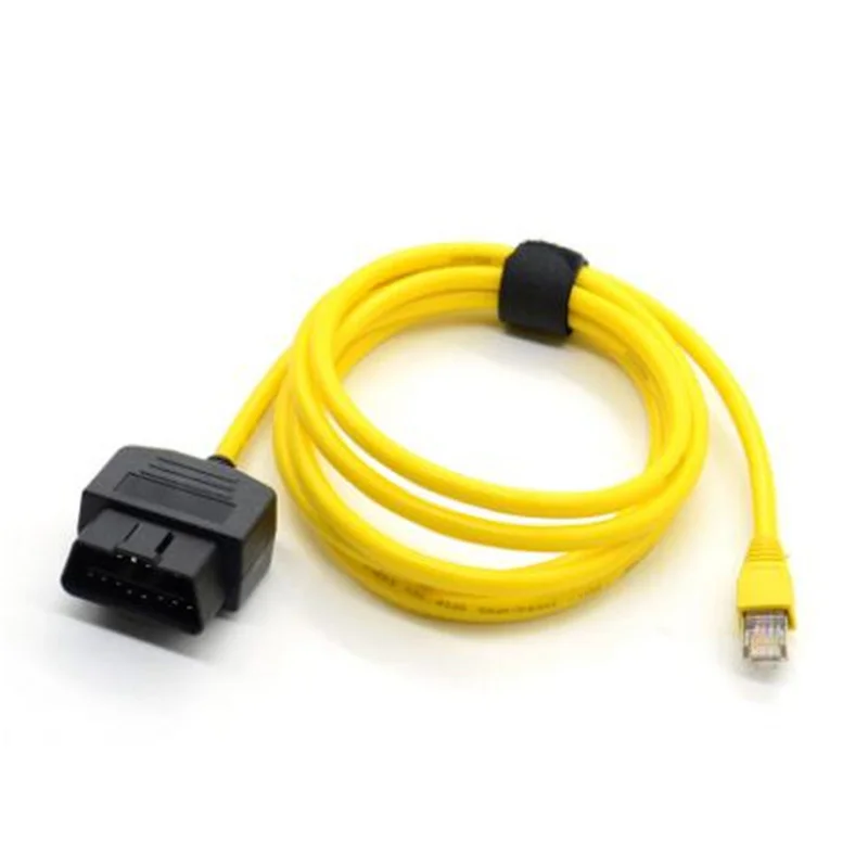 Hot Sell ESYS Data Cable for BMW ENET Ethernet to OBD Interface E-SYS ICOM F-Series Coding OBD2 Diagnostic Cable ping