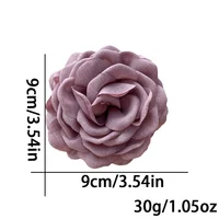 1/2/6pcs Stereoscopic Rose Flower Hair Clip Fpr Women Elegant Back of The Head Hair Shark Clip Fashionable Girl Hair Accessories 4
