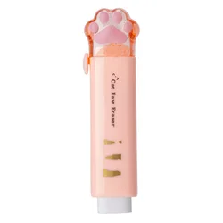 Adorable Kawaii Cat Retractable Eraser - Cute Korean Stationery (Orange)