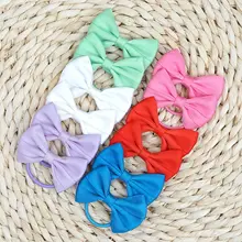 

12Pcs Hair Bow Bobbles for Girls Hair Ties Pontial Bows Hair Bands with Cotton Blend Bows 3 Insh, Hair Elastics for Girls