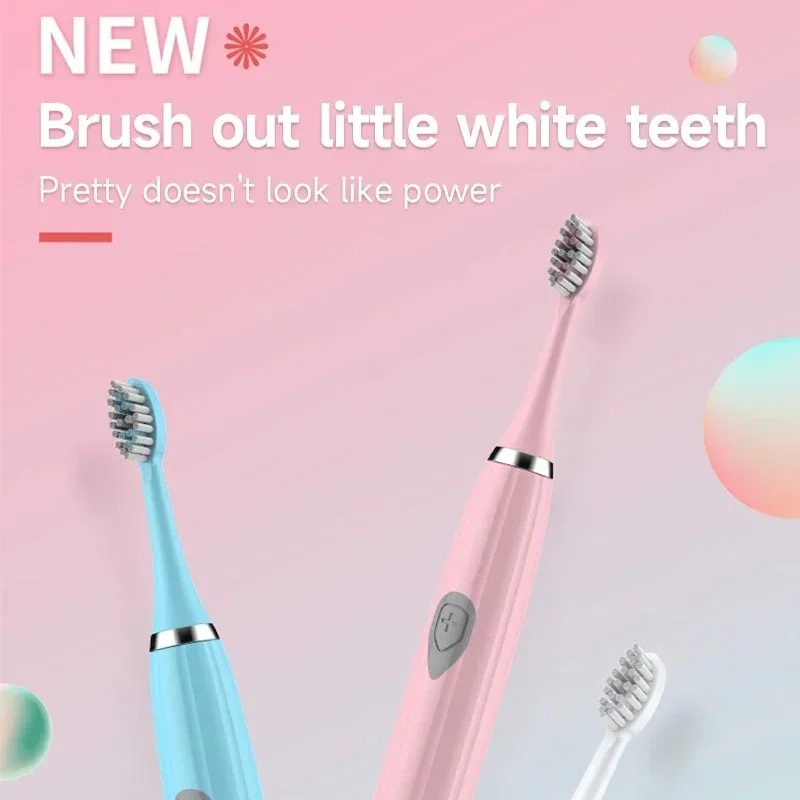Portable Soft Bristle Electric Toothbrush - Long-Lasting Battery, IPX6 Waterproof, Intelligent Oral Care