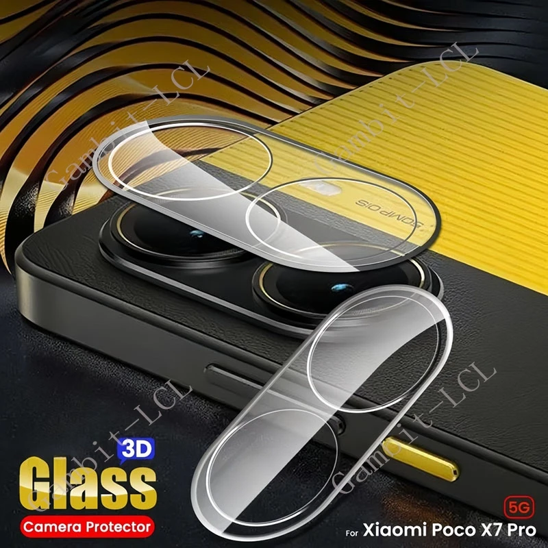 2PCS 9H HD 3D Camera Lens Tempered Glass Protector Film