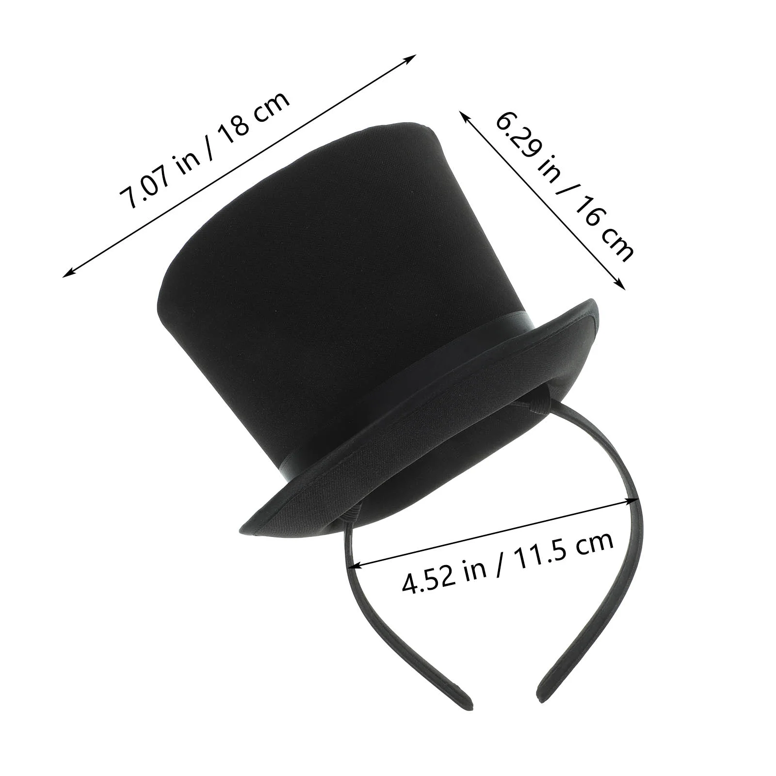 The Outfit Banquet Hat Party Prom Hair Accessories Headband (black) Tea for Women Fascinator Headpiece Cap Fascinators Miss 2
