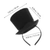 The Outfit Banquet Hat Party Prom Hair Accessories Headband (black) Tea for Women Fascinator Headpiece Cap Fascinators Miss 2