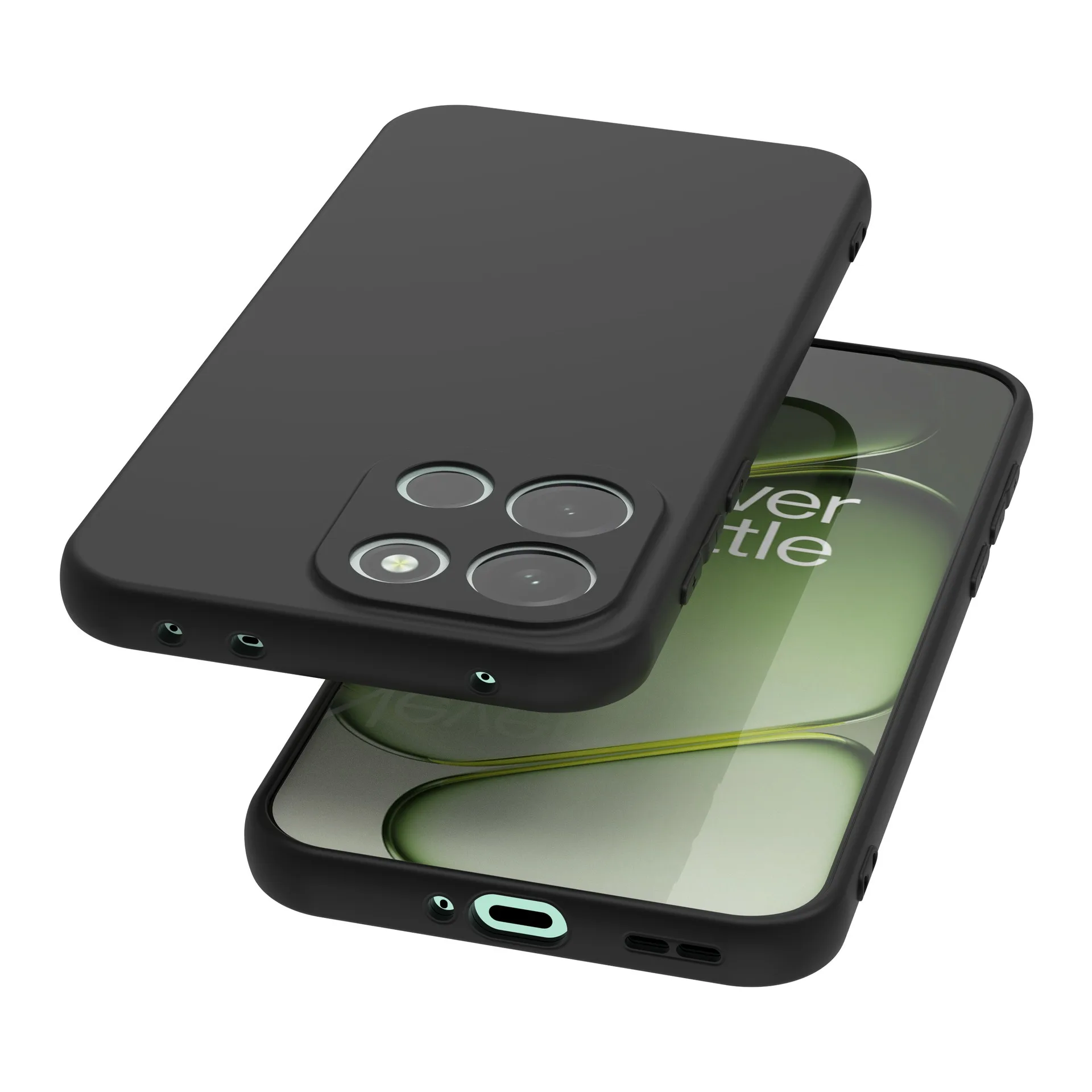 Elegant Soft Matte Silicone TPU Phone Case with Camera Protection