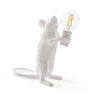 Modern LED Table Lights Resin Animal Rat Cat Squirrel LED Night Lights Mouse Table Lamps Home Decor Desk Lamp Lighting Fixtures 4