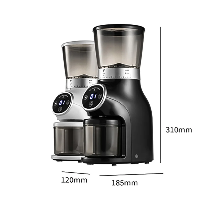 VEVOR Conical Burr Grinder, Electric Adjustable Burr Mill with 51