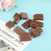 10Pcs 1:12 Dollhouse Miniature Chocolate Snacks Model Food Accessories For Doll House Decor Kids Pretend Play Toys Gift 2