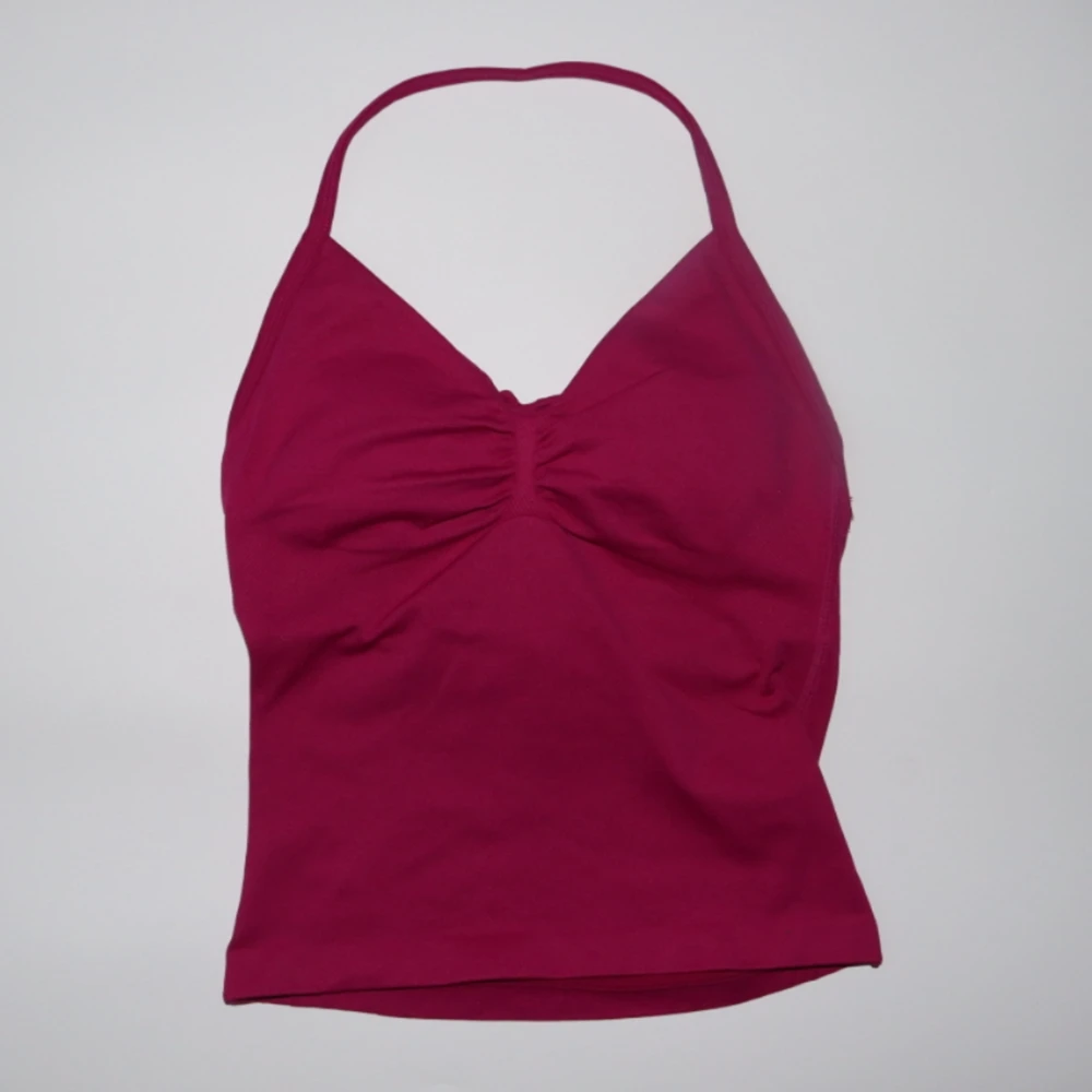 Gym Top Sports Tank Top Gym Tank Top Impact Longline Strappy Gym Top Backless Gym Clothes Women Scrunch Built-in Bra With Removable Cups Yoga Tank Outfits Tops
