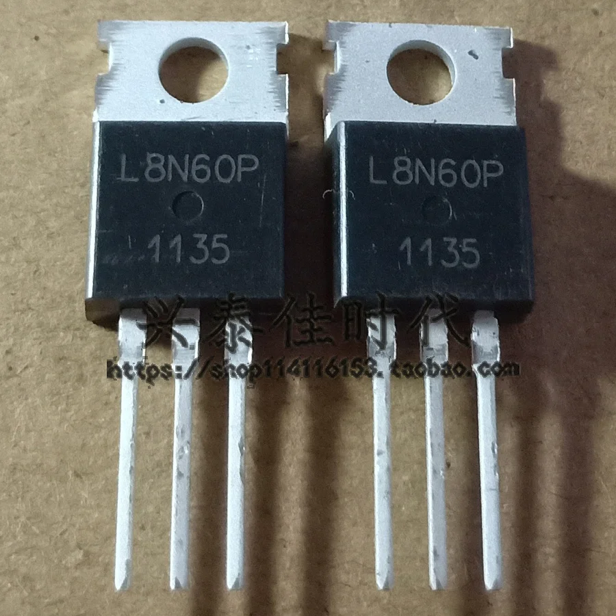 

Original 6PCS/lot L8N60P 8A600V TO-220