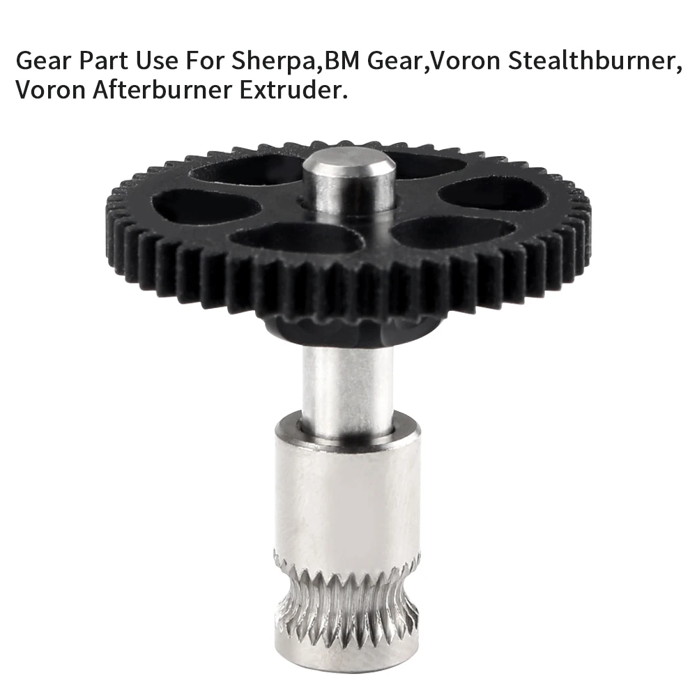 3D Printer Part Sherpa CNC Gear Part Pom Gear 50 Tooth For Sherpa Voron Stealthburner Voron Afterburner Extruder Impresora 3d