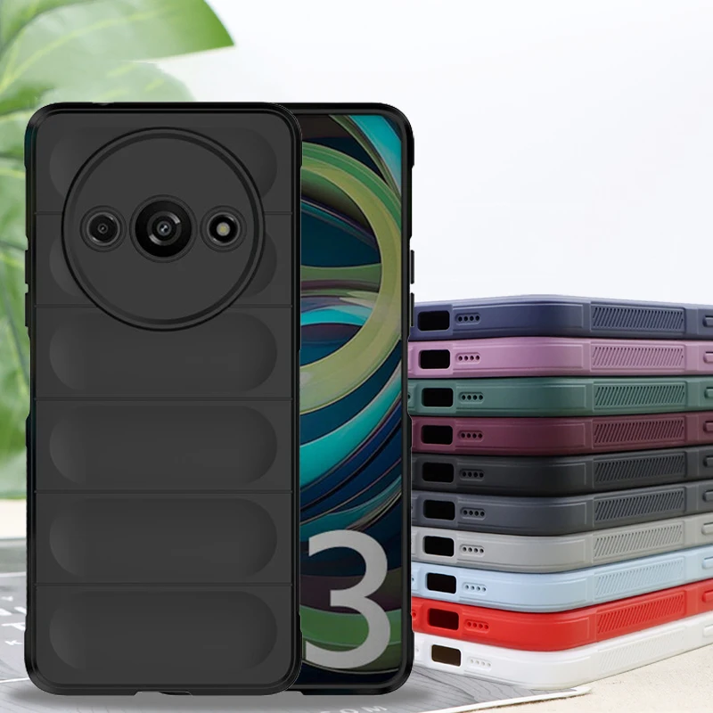 Per Xiaomi Redmi A3 Custodia Xiaomi Redmi A3 Cover Skin-Friendy Tpu Cover Protettiva Antiurto In Silicone Di Lusso Xiaomi Redmi A3