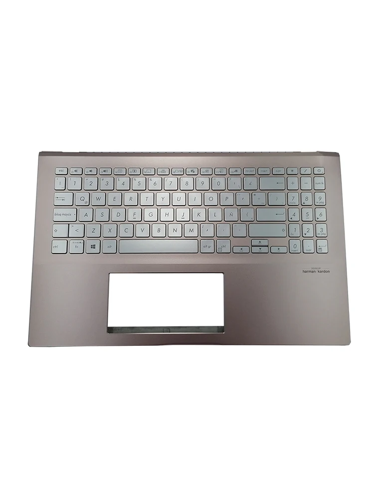 Teclado Backlit Latino Superior Case Palmrest Capa para Asus Vivobook S15 X532 S532 X532fa X532fl X532e Sn6580blsg Teclados do Portátil - Imagem 4