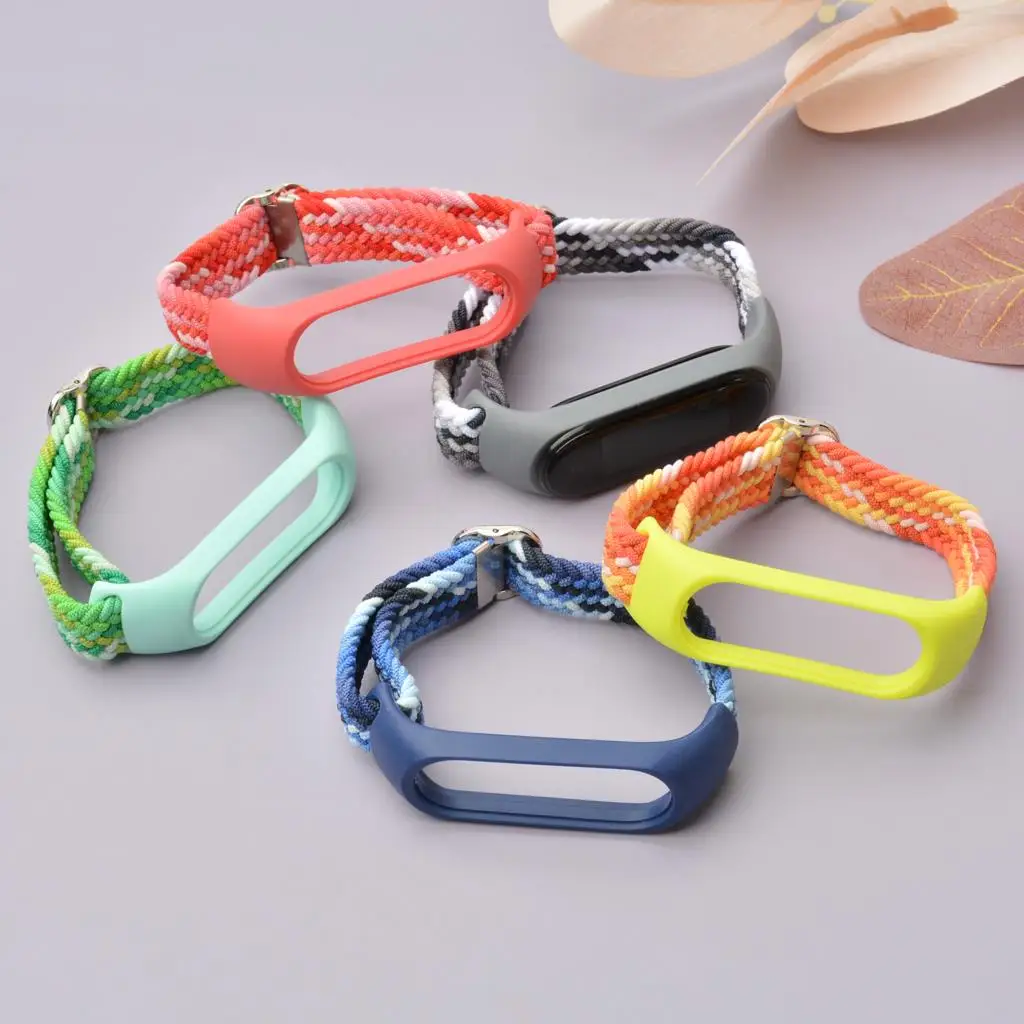 Braided Elastic Nylon Adjustable Solo Loop Wristband