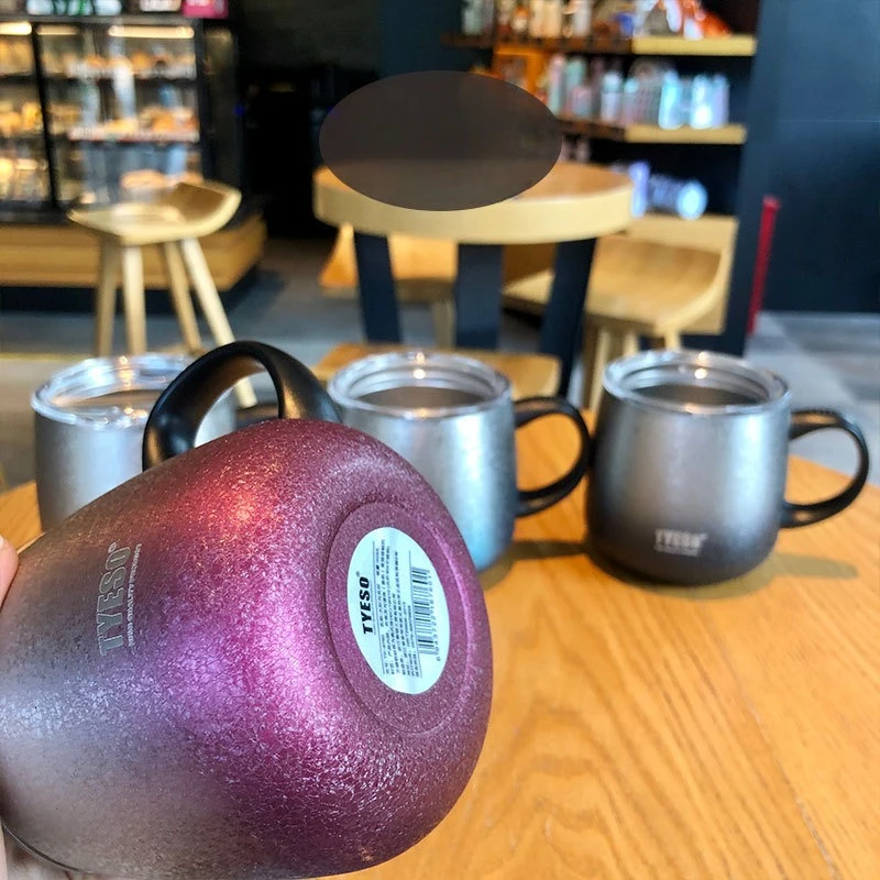 Stainless Steel Insulated Coffee Cup with Handle