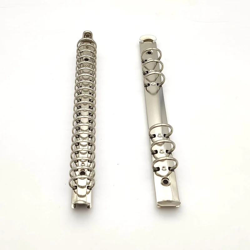 A5 2cm Metal Spiral Binder Clip 6 Holes Loose-leaf Binders Notebook File Folder Album Scrapbook 20 Rings Binding Metal Clip