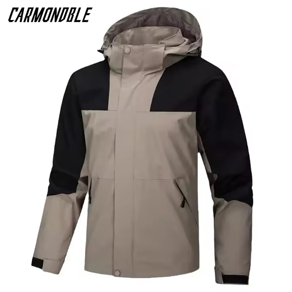 CARMONDBLE Men's Outerwear Mountain Bike Waterproof Coat Cycling Jacket Road MTB Bicycle Clothing Jaqueta Corta Vento Masculino