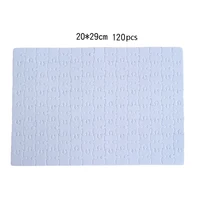 10pcs/Lot Price 120pcs Printable Jigsaw Puzzles A4/A5 80pcs Sublimation Blanks Puzzles DIY Heat Transfer Printing 1