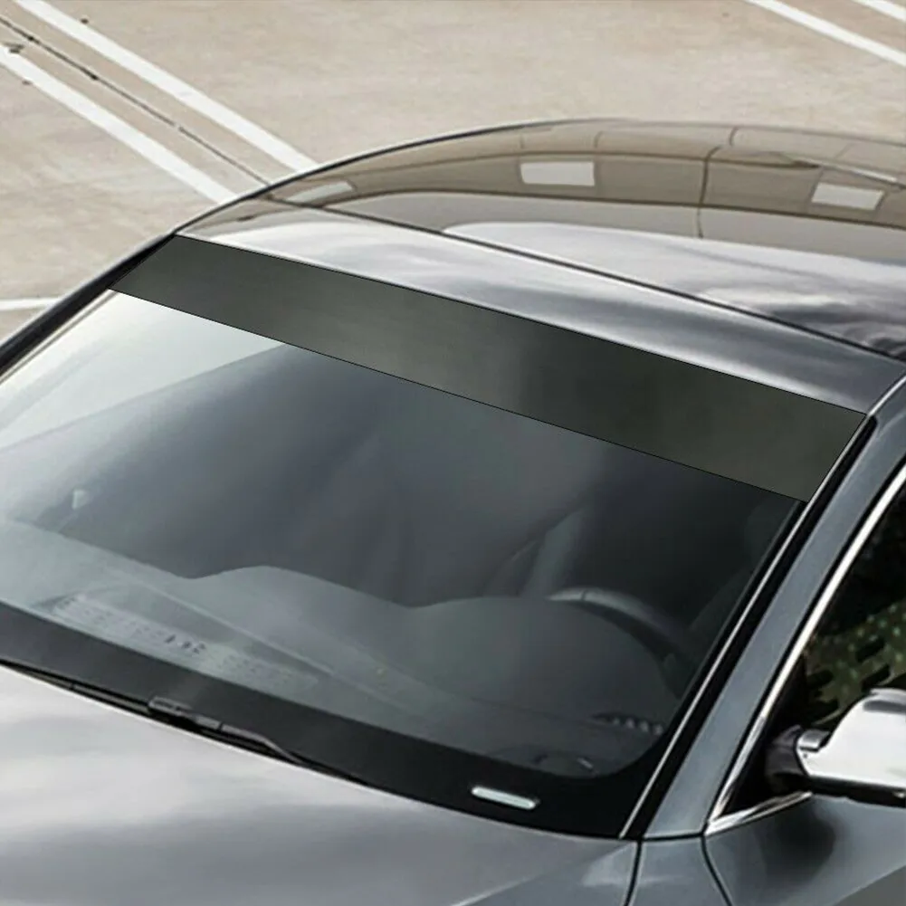 140x20CM Universal Car Visor Sun Shade Strip Windshield Sunshade Car Van Vinyl Sticker Accessories