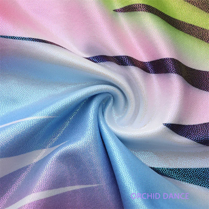 Neues Design, hochwertig, günstig, für Kinder, Mädchen, Kinder, Spandex, ärmellos, Strasssteine, Wettbewerb, Rhythmische Gymnastik-Trikots – Detail 22