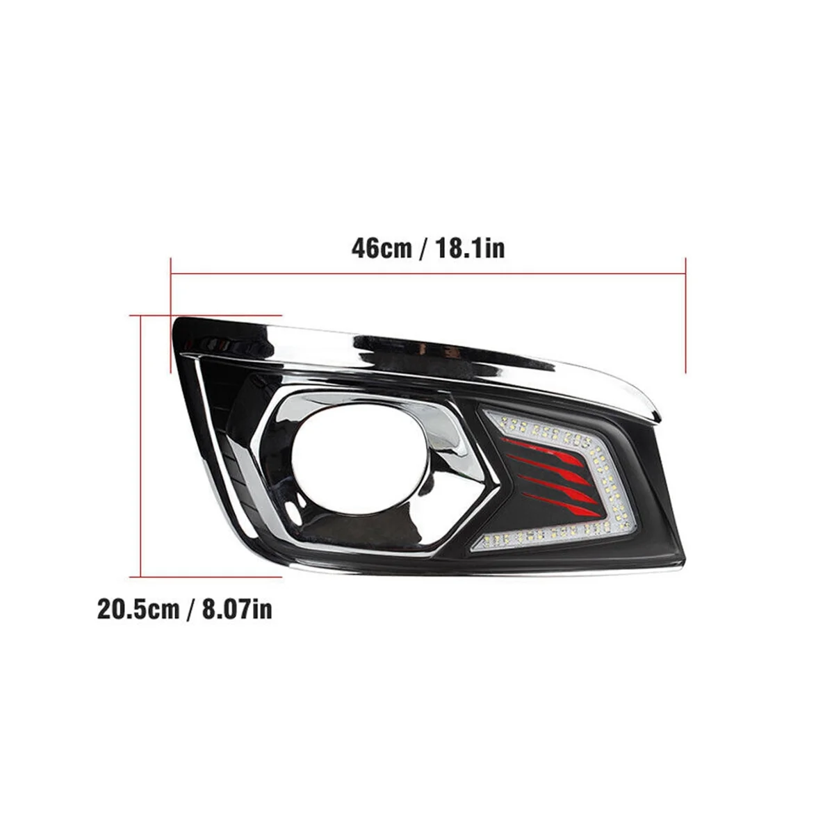 

1 Pair LED DRL Car Daytime Running Lights Fog Lamp with Harness Switch for Toyota Fortuner 2012 2013 2014