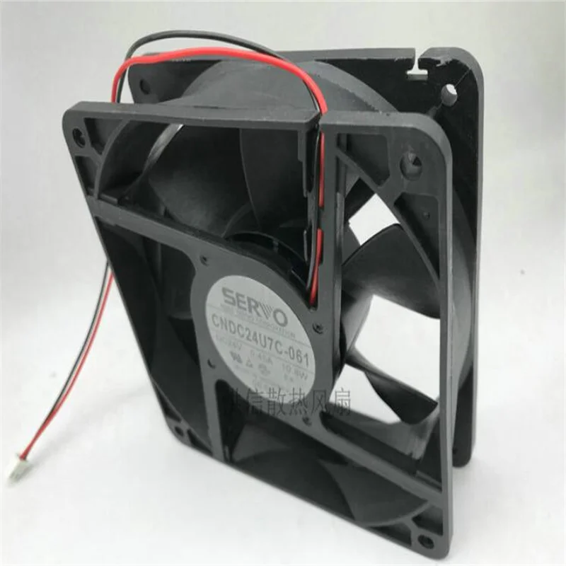 Fios Ventilador de Refrigeração Cndc24u7c061 24v 0.45a 10.8w 12cm 12038-dois - Imagem 3