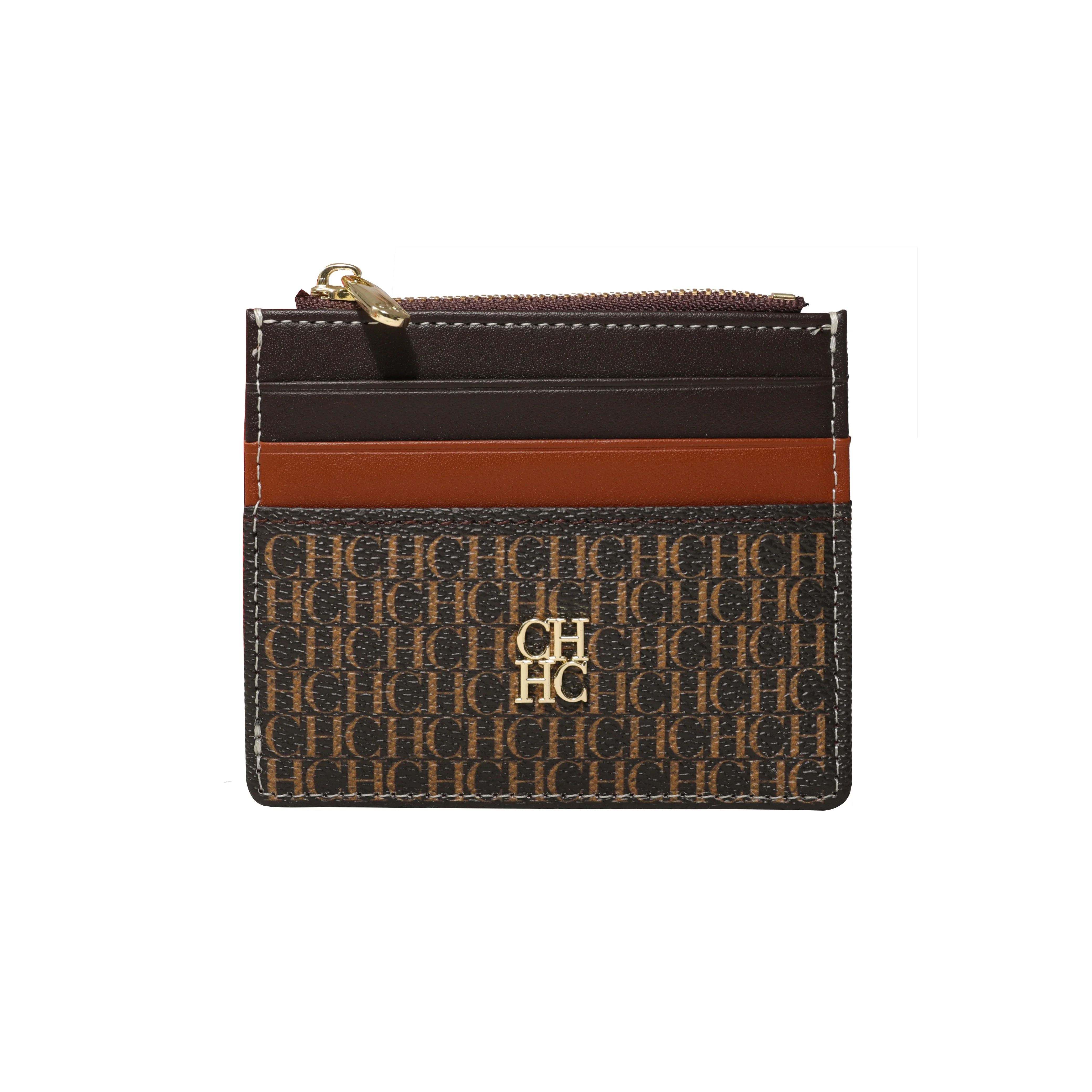 CH Portable Women's Wallet Exquisite Urine Decoration Durable and Elegant Brand Design Letter Decoration Zipper Card Bag 1