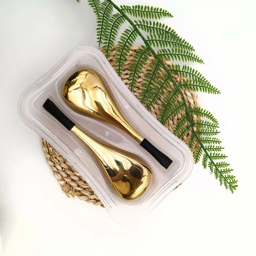 

Freeze Ice Globes Spoon Massager Puffiness Anti Wrinkles Cooling Roller Ball Gold/Silver Eyes Facial Globes Roller