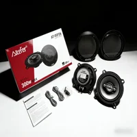 Two 5-inch 300W dual-channel car HIFI coaxial speakers, full-range stereo sound, 4.0 surround sound, 36V safe voltage. 1