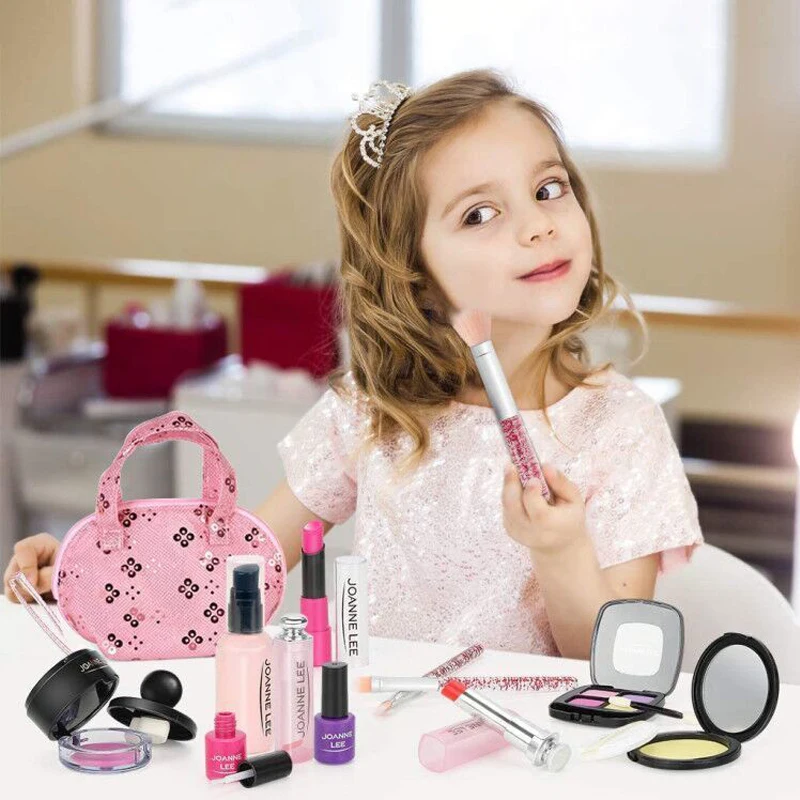 Makeup Toy Princess Pretend Toys Cosmetics Set Kids Toys Simulation Cosmetics Set Pretend Makeup Toys Girls Play House Simulation Blinger Makeup Girls Play Bling Cosmetic Toy