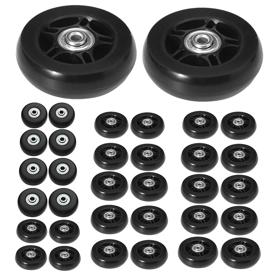 Durable Luggage Suitcase Replacement Wheels with Bearings