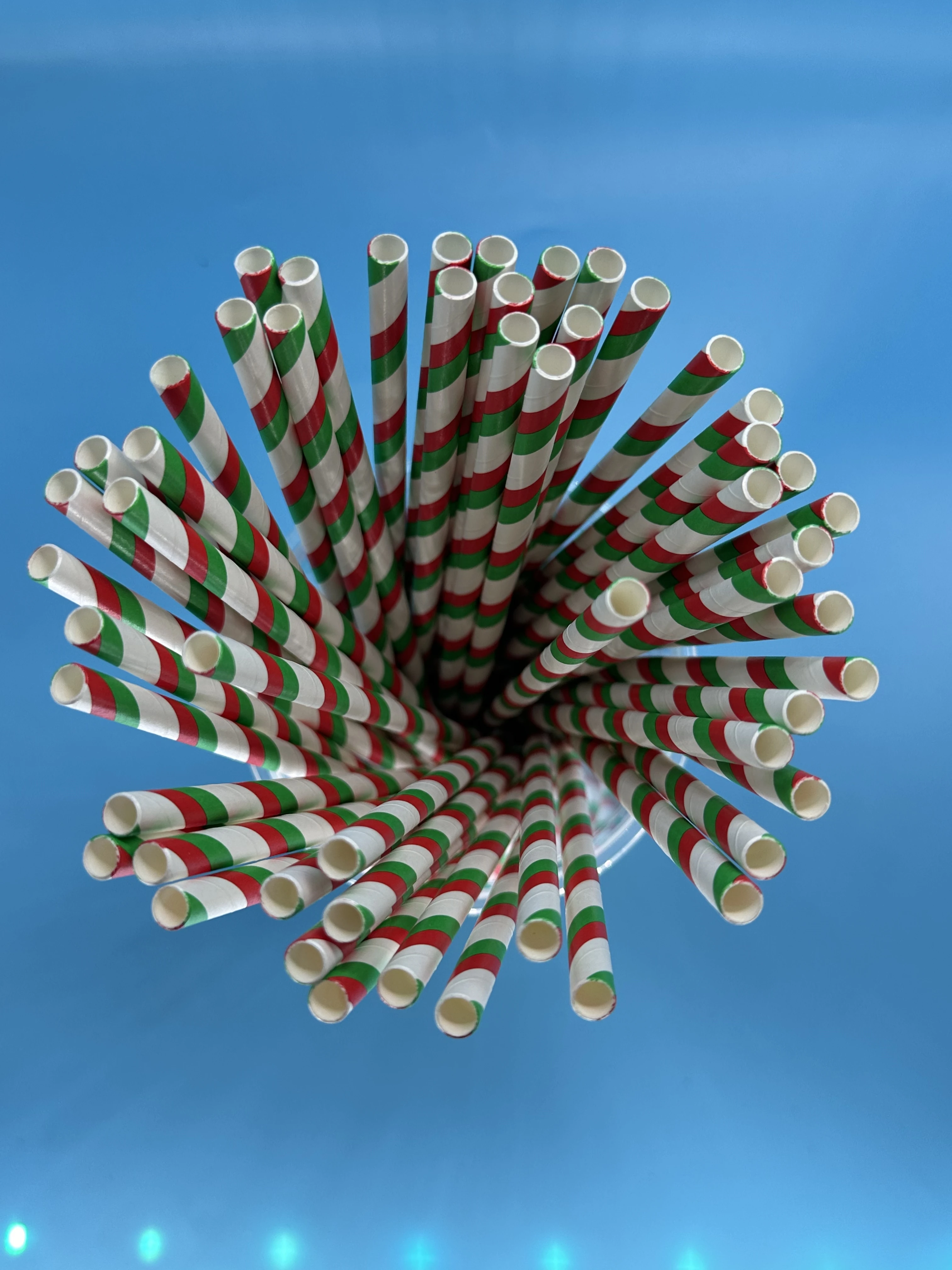 6*197mm Artist Biodegradable Paper Straw For Canteen,Bar,Hotel,Drinking Straw Hand Making Party Decoration Xmas Decor