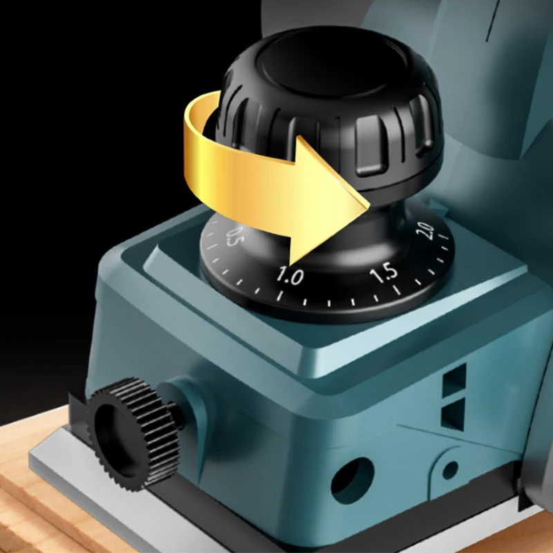 Cordless Electric Hand Planer Home DIY Furniture Cutting Tool Power Planer for Woodworking Fit (No Battery) 6