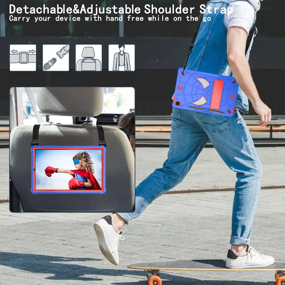 Kids Tablet Cover Case with Shoulder Strap