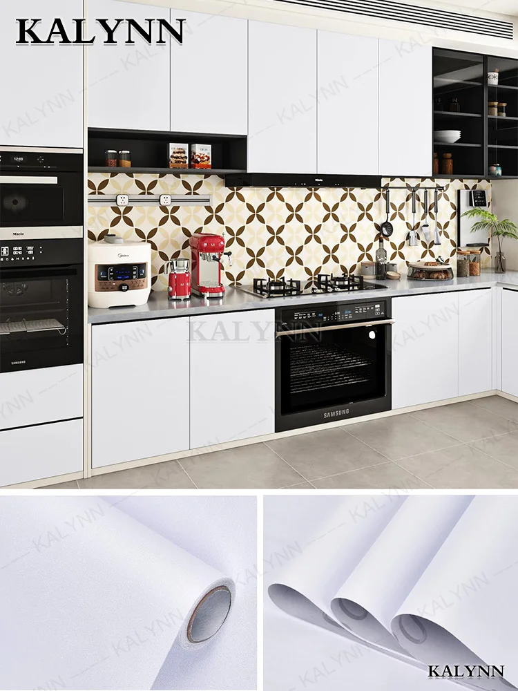 Sage Green Waterproof Self-Adhesive Decorative Wallpaper for Cabinets, Walls, and Countertops