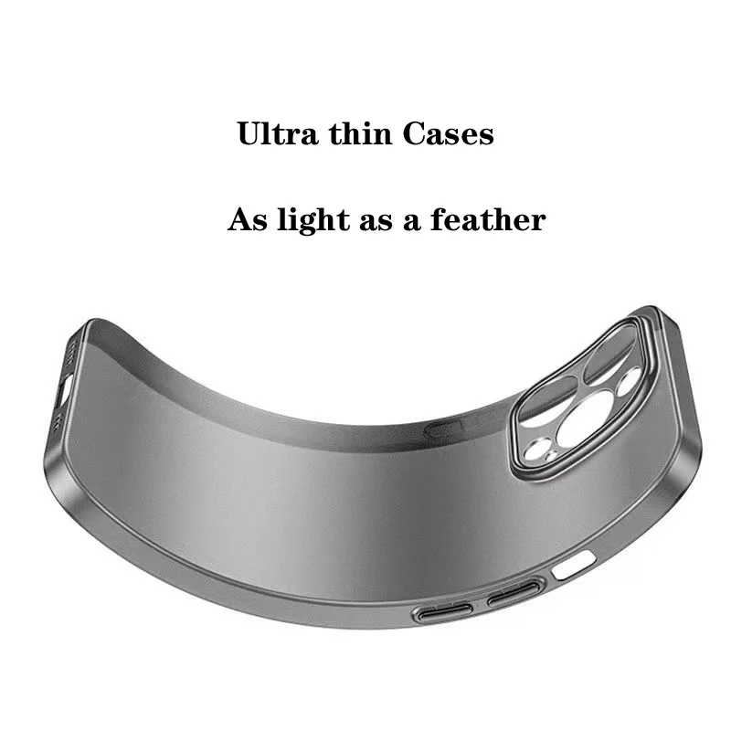 0,3 mm ultradünne, matte Hülle für iPhone 11 12 13 14 15 Pro 15 Plus X XS MAX XR 12 13 Mini SE 2020 2022 PC-Material-Abdeckungshülle – Detail 2