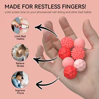 Sensory Toys Silicone Sensory Magnetic Ball Elastic Magnetic Suction Children's Educational Toys Decompression Massage Ball 1