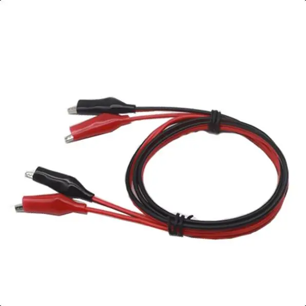 1M Alligator Cilp to Banana Plug Test Cable Lead Connector Dual Tester Probe Crocodile Clip for Multimeter Measure Tool