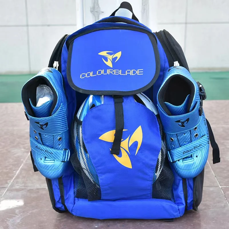 Roller Skating Storage Bag Inline Wheels Shoes Backpack Speed Racing Sneakers 90mm 100mm Wheels Large Capacity Handbag