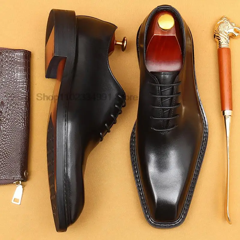 HNXC-Men-Fashion-Handmade-Dress-Shoes-Real-Cowhide-Oxford-Shoes-For ...