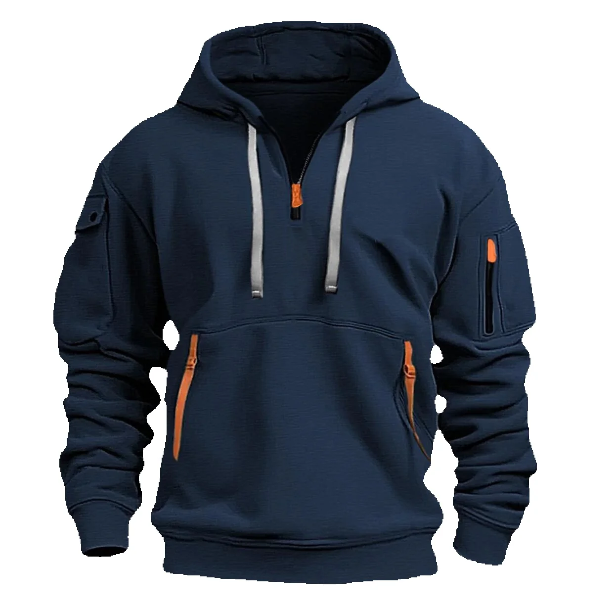 2024high quality Cotton Dropped Shoulder Hooded Men's Women's Plus Size Loose Pullover Fashion Sweatshirt_voghion.com