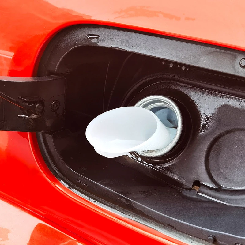 Petrol Fuel Filler Filling Funnel Tube Car Accessory Plastic White #2050716 Fit For Ford C-Max Focus MK III 2010 2011 2012-Fuel Hose Tube