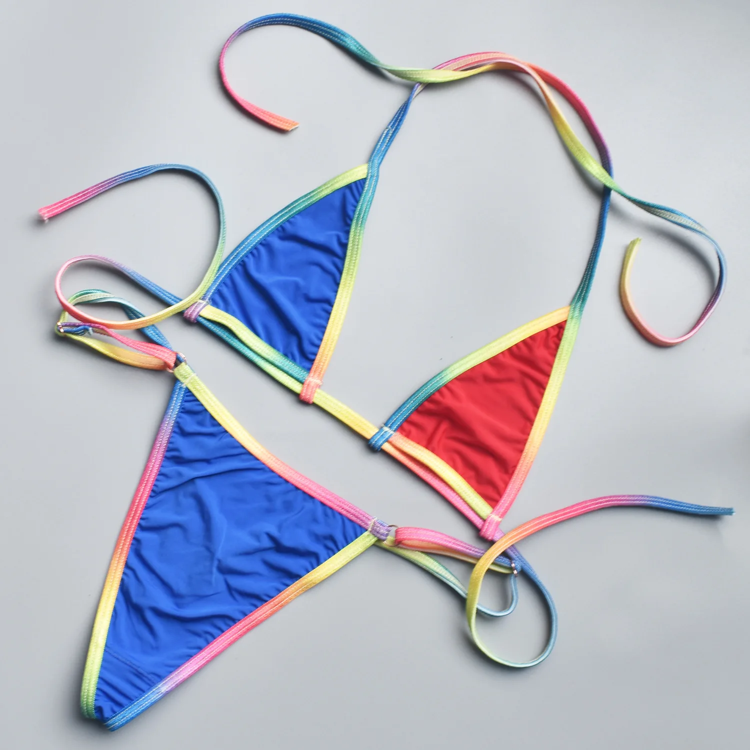 Set bikini sexy donna in mesh trasparente completo intimo_voghion.com