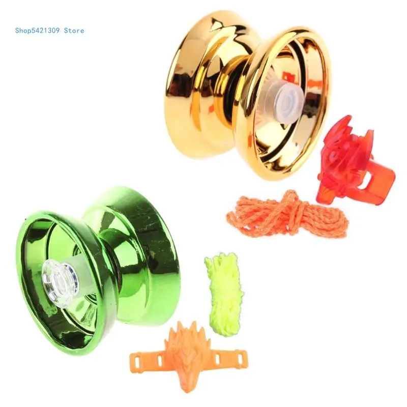 

85WA Fashion Professional Aluminum Alloy Yo Yo Ball Children Funny Toy Rotatable Yoyo