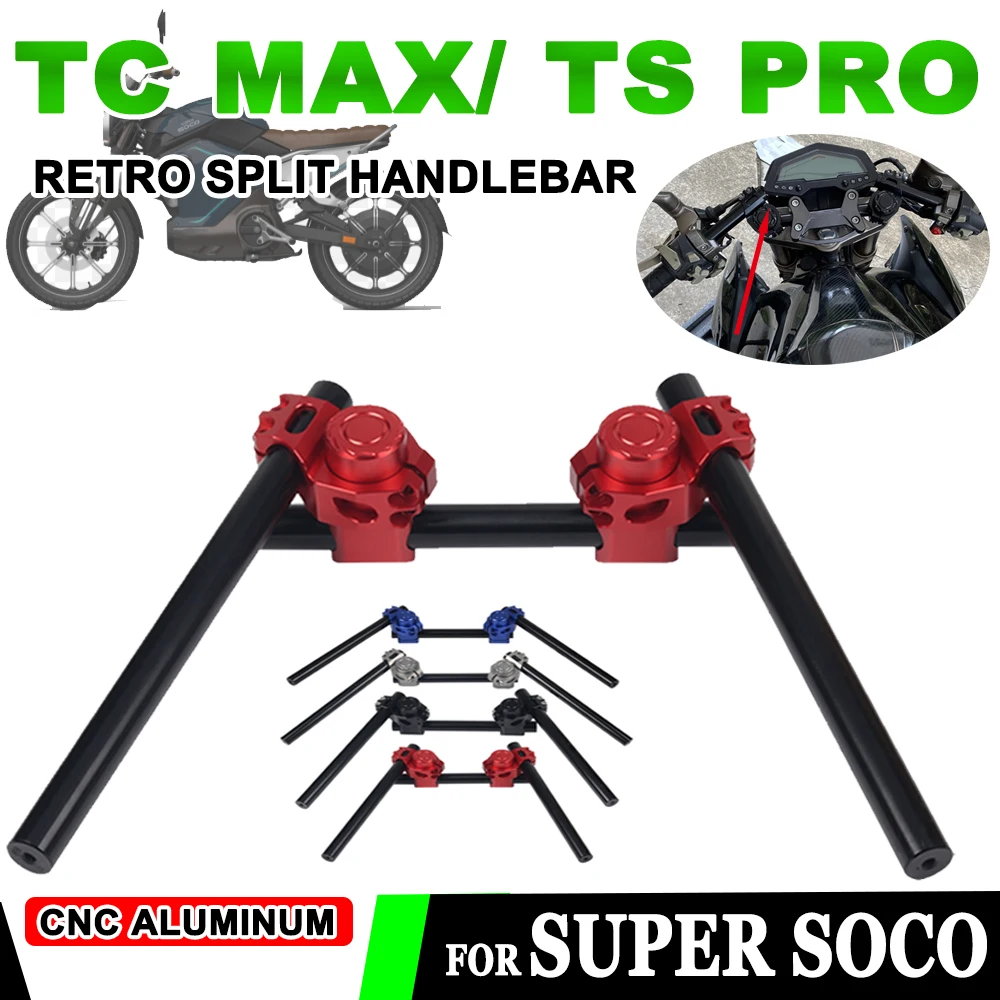 Per Super Soco Tc Max Pro Ts Lite Cpx Tsx Pro Accessori Moto Forcella Riser Split Manubrio Manubrio Sterzo Cross Bar