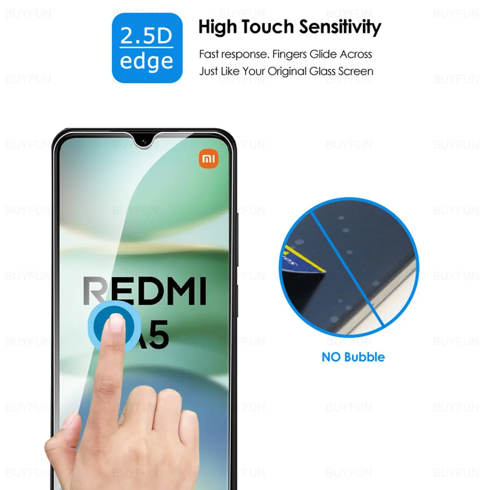 Full Cover Tempered Glass Screen Protector Film - 1-4 Pack, 6.88-Inch Display