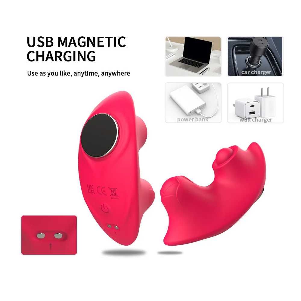 Ladies' Masturbator Invisible Rose Wearing Vibration Beating Jumping Egg Female Underwear Magnetic vibrator Massage Ladies